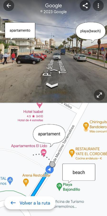 Apartamento Primera Linea De Playa Торемолинос Екстериор снимка